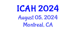 International Conference on Aerodynamics and Hydrodynamics (ICAH) August 05, 2024 - Montreal, Canada