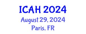 International Conference on Aerodynamics and Hydrodynamics (ICAH) August 29, 2024 - Paris, France