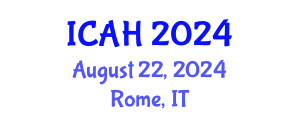 International Conference on Aerodynamics and Hydrodynamics (ICAH) August 22, 2024 - Rome, Italy