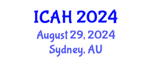 International Conference on Aerodynamics and Hydrodynamics (ICAH) August 29, 2024 - Sydney, Australia