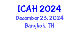 International Conference on Aerodynamics and Hydrodynamics (ICAH) December 23, 2024 - Bangkok, Thailand
