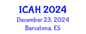 International Conference on Aerodynamics and Hydrodynamics (ICAH) December 23, 2024 - Barcelona, Spain