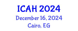 International Conference on Aerodynamics and Hydrodynamics (ICAH) December 16, 2024 - Cairo, Egypt