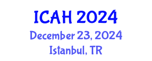 International Conference on Aerodynamics and Hydrodynamics (ICAH) December 23, 2024 - Istanbul, Turkey