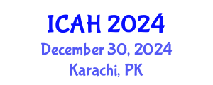 International Conference on Aerodynamics and Hydrodynamics (ICAH) December 30, 2024 - Karachi, Pakistan