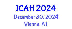 International Conference on Aerodynamics and Hydrodynamics (ICAH) December 30, 2024 - Vienna, Austria