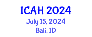 International Conference on Aerodynamics and Hydrodynamics (ICAH) July 15, 2024 - Bali, Indonesia