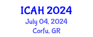International Conference on Aerodynamics and Hydrodynamics (ICAH) July 04, 2024 - Corfu, Greece