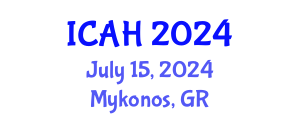International Conference on Aerodynamics and Hydrodynamics (ICAH) July 15, 2024 - Mykonos, Greece