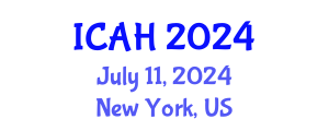 International Conference on Aerodynamics and Hydrodynamics (ICAH) July 11, 2024 - New York, United States