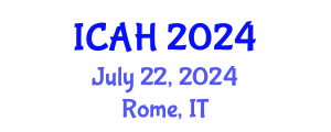 International Conference on Aerodynamics and Hydrodynamics (ICAH) July 22, 2024 - Rome, Italy