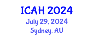 International Conference on Aerodynamics and Hydrodynamics (ICAH) July 29, 2024 - Sydney, Australia