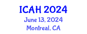 International Conference on Aerodynamics and Hydrodynamics (ICAH) June 13, 2024 - Montreal, Canada
