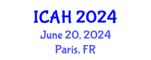 International Conference on Aerodynamics and Hydrodynamics (ICAH) June 20, 2024 - Paris, France