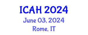 International Conference on Aerodynamics and Hydrodynamics (ICAH) June 03, 2024 - Rome, Italy