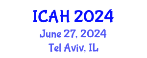 International Conference on Aerodynamics and Hydrodynamics (ICAH) June 27, 2024 - Tel Aviv, Israel