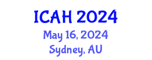 International Conference on Aerodynamics and Hydrodynamics (ICAH) May 16, 2024 - Sydney, Australia