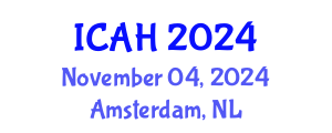 International Conference on Aerodynamics and Hydrodynamics (ICAH) November 04, 2024 - Amsterdam, Netherlands