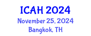 International Conference on Aerodynamics and Hydrodynamics (ICAH) November 25, 2024 - Bangkok, Thailand