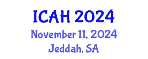 International Conference on Aerodynamics and Hydrodynamics (ICAH) November 11, 2024 - Jeddah, Saudi Arabia