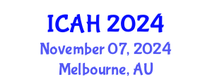 International Conference on Aerodynamics and Hydrodynamics (ICAH) November 07, 2024 - Melbourne, Australia