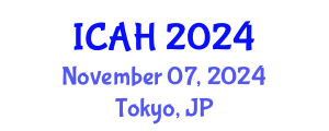 International Conference on Aerodynamics and Hydrodynamics (ICAH) November 07, 2024 - Tokyo, Japan