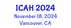 International Conference on Aerodynamics and Hydrodynamics (ICAH) November 18, 2024 - Vancouver, Canada