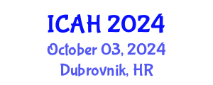 International Conference on Aerodynamics and Hydrodynamics (ICAH) October 03, 2024 - Dubrovnik, Croatia