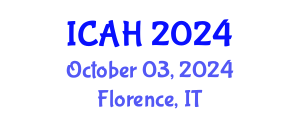 International Conference on Aerodynamics and Hydrodynamics (ICAH) October 03, 2024 - Florence, Italy
