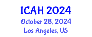International Conference on Aerodynamics and Hydrodynamics (ICAH) October 28, 2024 - Los Angeles, United States