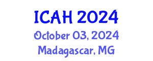 International Conference on Aerodynamics and Hydrodynamics (ICAH) October 03, 2024 - Madagascar, Madagascar