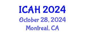 International Conference on Aerodynamics and Hydrodynamics (ICAH) October 28, 2024 - Montreal, Canada