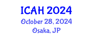 International Conference on Aerodynamics and Hydrodynamics (ICAH) October 28, 2024 - Osaka, Japan