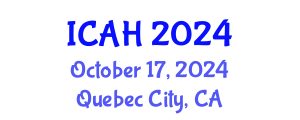 International Conference on Aerodynamics and Hydrodynamics (ICAH) October 17, 2024 - Quebec City, Canada