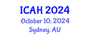 International Conference on Aerodynamics and Hydrodynamics (ICAH) October 10, 2024 - Sydney, Australia