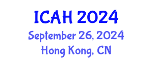 International Conference on Aerodynamics and Hydrodynamics (ICAH) September 26, 2024 - Hong Kong, China