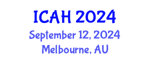 International Conference on Aerodynamics and Hydrodynamics (ICAH) September 12, 2024 - Melbourne, Australia