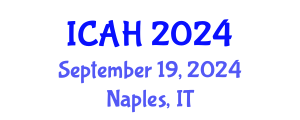 International Conference on Aerodynamics and Hydrodynamics (ICAH) September 19, 2024 - Naples, Italy