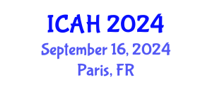 International Conference on Aerodynamics and Hydrodynamics (ICAH) September 16, 2024 - Paris, France