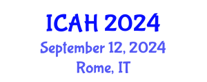 International Conference on Aerodynamics and Hydrodynamics (ICAH) September 12, 2024 - Rome, Italy