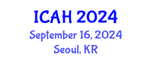 International Conference on Aerodynamics and Hydrodynamics (ICAH) September 16, 2024 - Seoul, Republic of Korea