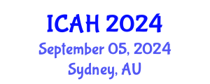 International Conference on Aerodynamics and Hydrodynamics (ICAH) September 05, 2024 - Sydney, Australia