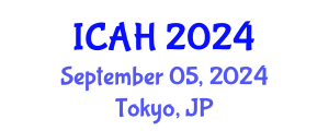 International Conference on Aerodynamics and Hydrodynamics (ICAH) September 05, 2024 - Tokyo, Japan