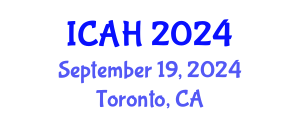 International Conference on Aerodynamics and Hydrodynamics (ICAH) September 19, 2024 - Toronto, Canada