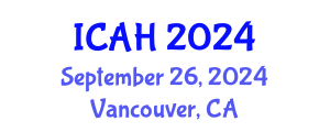 International Conference on Aerodynamics and Hydrodynamics (ICAH) September 26, 2024 - Vancouver, Canada