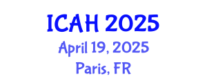 International Conference on Aerodynamics and Hydrodynamics (ICAH) April 19, 2025 - Paris, France