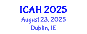 International Conference on Aerodynamics and Hydrodynamics (ICAH) August 23, 2025 - Dublin, Ireland