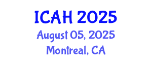 International Conference on Aerodynamics and Hydrodynamics (ICAH) August 05, 2025 - Montreal, Canada