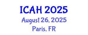 International Conference on Aerodynamics and Hydrodynamics (ICAH) August 26, 2025 - Paris, France