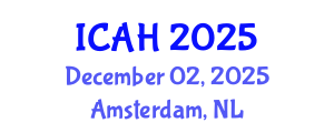 International Conference on Aerodynamics and Hydrodynamics (ICAH) December 02, 2025 - Amsterdam, Netherlands